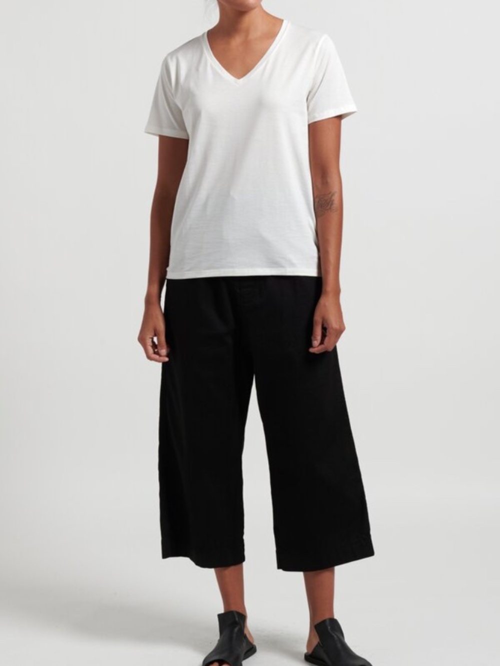 ALBUM DI FAMIGLIA Serie Numerata Cropped Wide Leg Pants W&S Fall Blend Italy